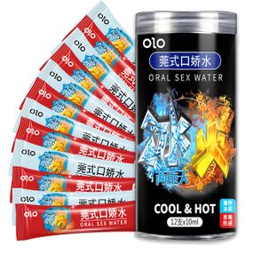 Інтимне мастило для орального сексу OLO Крижана та вогненна пристрасть 12*10 ml