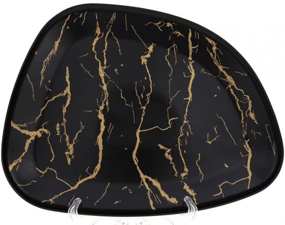 Страва Marmo Bianco Black 30.5х24х2см