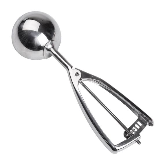 Круглая ложка для мороженого 22×6.5 см из нержавеющей стали HP-19-20-6.5x22.8CM | Зображення 2