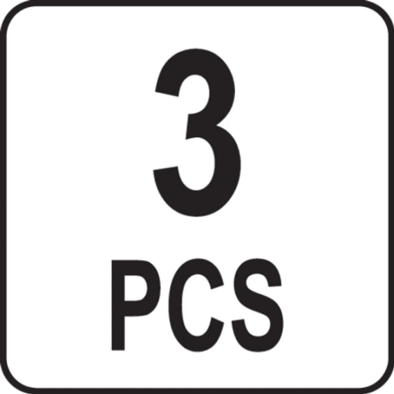 Набор пробойников 6-8-10 мм 90 мм пробойник 3 штуки YATO YT-35881 | Зображення 3