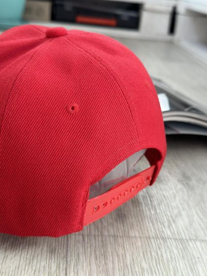 Кепка снепбек (Snapback) Червоний 56-61р (9097) | Зображення 3