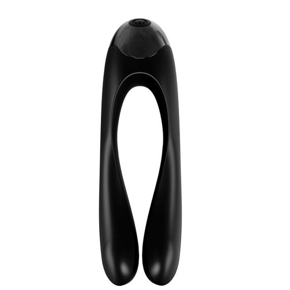 Вибратор на палец Satisfyer Candy Cane Black sexstyle