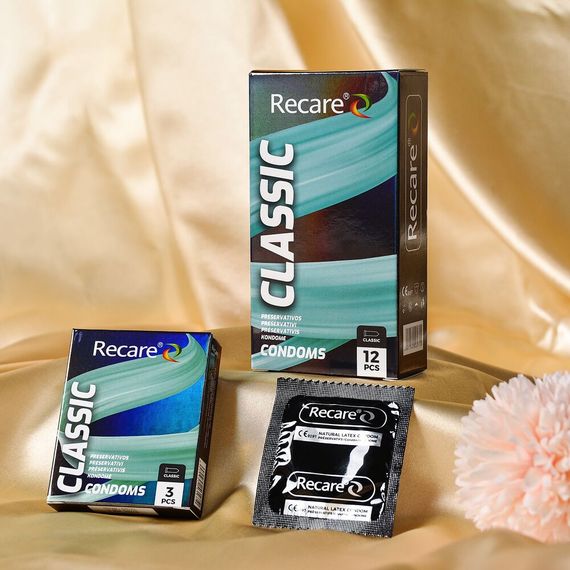 Презервативы Holographic Recare Classic Condoms 12 шт, классические | Зображення 4