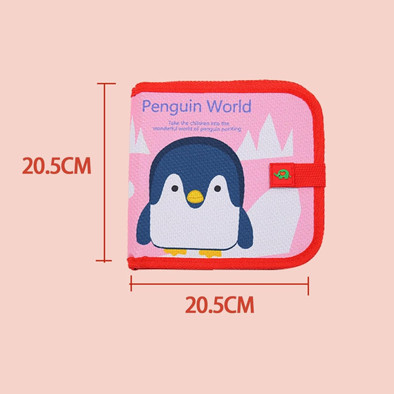 Багаторазовий альбом для малювання із фломастерами Penguin World | Зображення 4