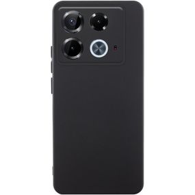 Чохол TPU GETMAN Liquid Silk Full Camera для Infinix Note 40 4G Чорний / Black