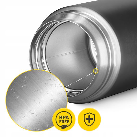 Термос для їжі Mountain Goat 0.72 л з ложкою Silver (P-5905973406970) | Зображення 9