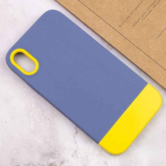 Чохол TPU+PC Bichromatic для Apple iPhone XR (6.1") Blue / Yellow | Зображення 3