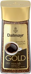 Кофе растворимый сублимированный в стеклянной банке Dallmayr Gold, 200г, Германия