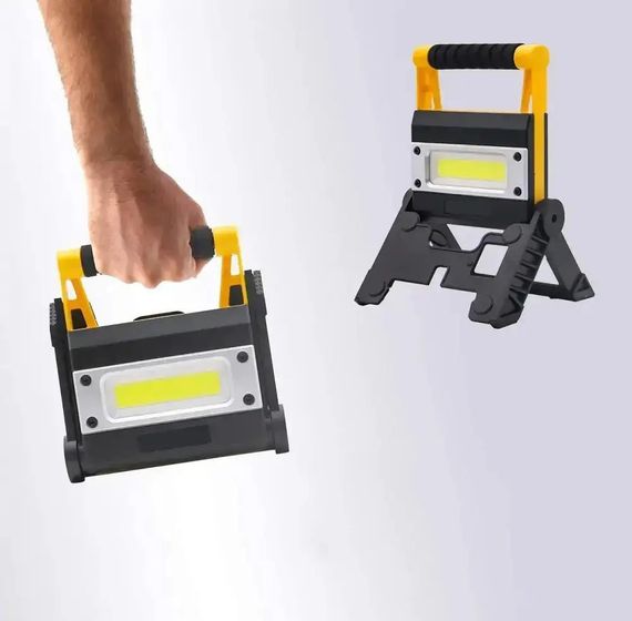 Акумуляторна світлодіодна лампа MS, Прожектор акумуляторний led, Ліхтар акумуляторний для риболовлі SJ-30 | Зображення 8