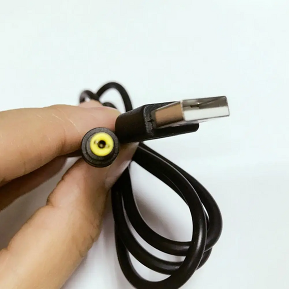 USB-кабель живлення DC 5V з роз'ємом 4.0×1.7 мм 80 см для заряджання, світильників, вентиляторів, колонок тощо. | Зображення 2