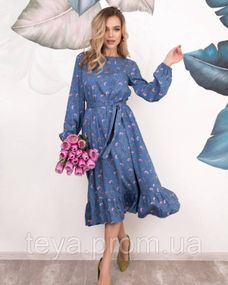 Плаття для жінок колір блакитний FI_006830