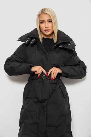 Куртка женская зимняя, цвет черный, 244R5609 | Зображення 1