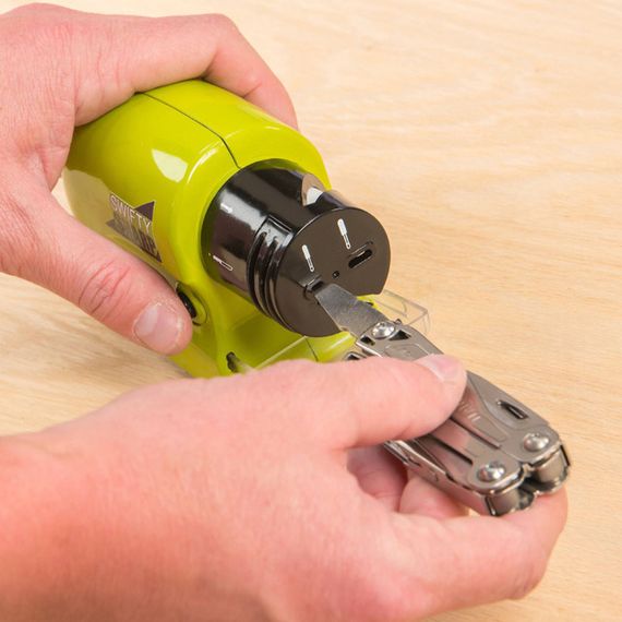 Беспроводная универсальная точилка для ножей Swifty Sharp Motorized Knife Sharpener Ножеточка Свифти Шарп | Зображення 4