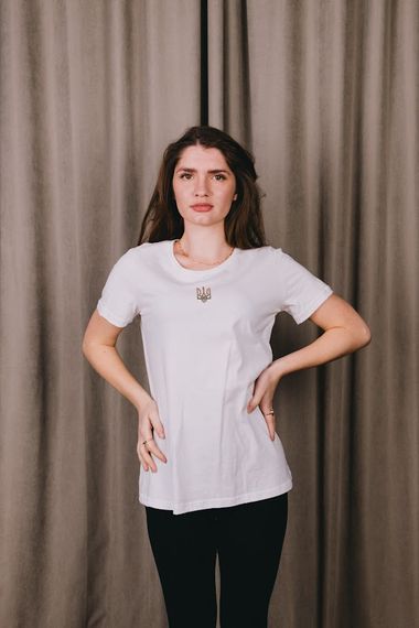 Футболка жіноча Носи своє 44 Білий (p-9933-164475) | Зображення 4