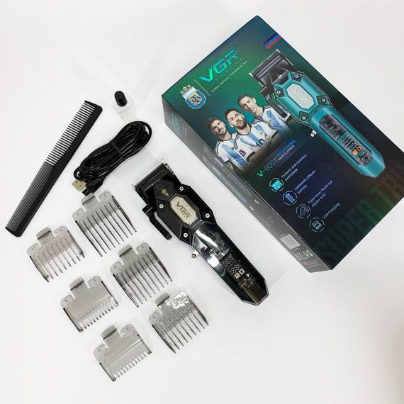 Акумуляторна машинка для стрижки VGR V-600. Колір: чорний | Зображення 1