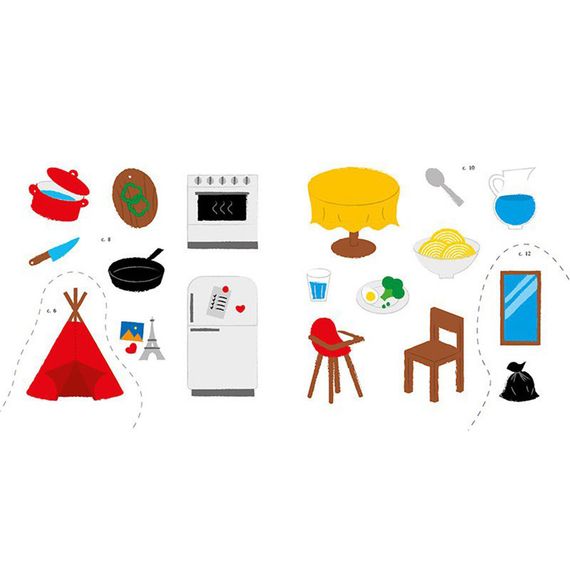 Развивающая книжка Мои первые слова Мой дом 1829003 с наклейками | Зображення 3