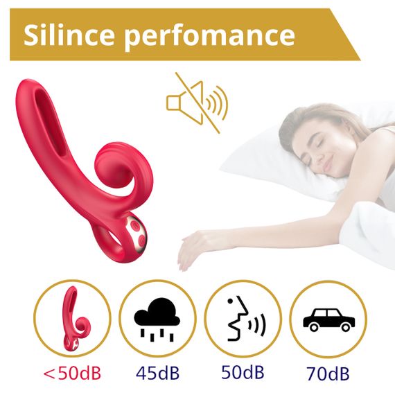 Вібратор - Erospace Sweet Play Tongue Flipping Vibrator A4 Sex Aura | Зображення 6