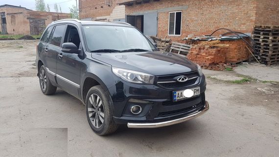 Передняя захист ST008 (нерж) для Chery Tiggo III 2014-2024 рр | Зображення 2