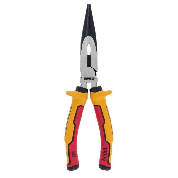 Плоскогубцы электрика LASER HARDENEDl VDE 1000V с удлиненными губками длиной 200 мм DeWALT DWHT82804-0