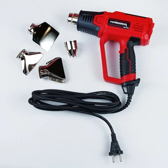 Фен будівельний Haisser HG-20D 2000 Вт, 2 швидкості, LED дисплей, регулювання температури, функція охолодження