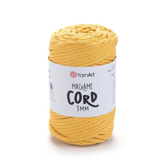 Пряжа Macrame Cord 3 mm № 750 (Макраме Корд), 250 г, 85 м — Бавовняний шнур для в’язання та макраме 764