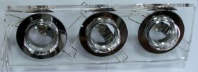 Светильник точечный декоративный HDL-G141/3 CL Crystal MR16