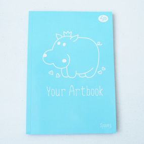 Блокнот 4Profi Artbook "Spoony" hippo 40 листов  формат B6 902781