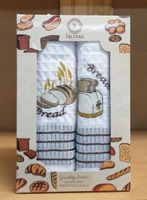 Набір рушників Nilteks 128333 Туреччина 70*50  Вафельное полотно Різні кольори