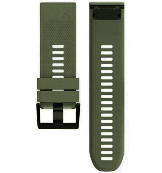 Силіконовий ремінець Primo для годинника Garmin Fenix 8 51mm / Fenix 7X / Fenix 7X Pro - Army Green | Зображення 4