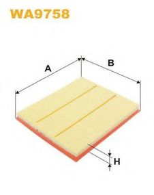Фільтр повітряний FORD (вир-во WIX-FILTERS) WIX FILTERS WA9758 на FORD TRANSIT автобус