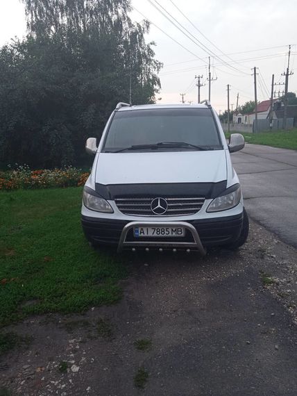 Вії прямі (2 шт, пластик) Чорний мат для Mercedes Vito W639 2004-2015рр | Зображення 7