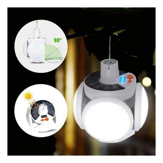 LED лампа на акумуляторі, Ліхтар на сонячній батареї   знижка