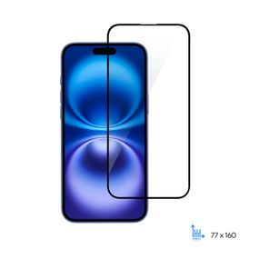 Захисне скло 2E  для Apple iPhone 16 Plus(6.7), 2.5D FCFG, (1 Pack), чорна рамка (2E-IP-16PL-6.7-SMFCFG-BB)