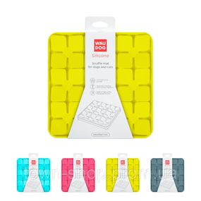 Коврик для поиска корма WAUDOG Silicone, 205х205х17 мм, желтый