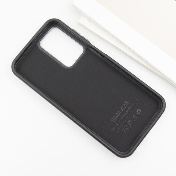 Шкіряний чохол Leather Case Metal Buttons для Samsung Galaxy S24+ / S25+ Black | Зображення 2