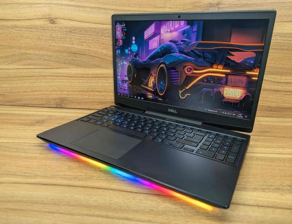 Ігровий ноутбук Dell G5 5500 / 15.6" (1920x1080) IPS / Intel Core i7-10750H (6 (12) ядер по 2.6 - 5.0 GHz) / 16 GB DDR4 / 1000 GB SSD / nVidia GeForce RTX 2070, 8 GB GDDR6, 256-bit / WebCam / Windows 10 б/в + Подарунок Бездротова миша / USB | Зображення 4