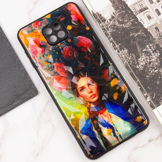 TPU+PC чехол Prisma Ladies для Xiaomi Redmi Note 9s / Note 9 Pro / Note 9 Pro Max TPU+PC, Peonies | Зображення 3