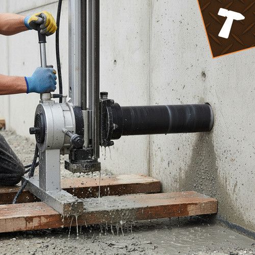 Алмазное сверло (коронка) Bigstreen 112×460 мм, 1.1/4 UNC, для бетона, камня, керамогранита | Зображення 8