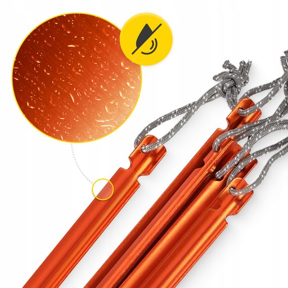 Набір кілочків для намету Mountain Goat алюмінієві 15 см, Y-подібні 10 шт (P-5905973406888) | Зображення 7