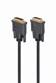 Кабель Cablexpert CC-DVI2-BK-15, DVI відео 24/24 (dual link), 4.5 м