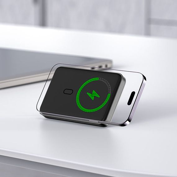 УМБ Acefast Magnetic Wireless 10000mAh 20W  PD,QC 3.0, QI 20W M6 Black | Зображення 3