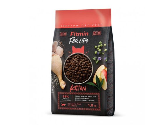 Fitmin cat For Life Kitten (для кошенят), 1,8 кг | Зображення 1
