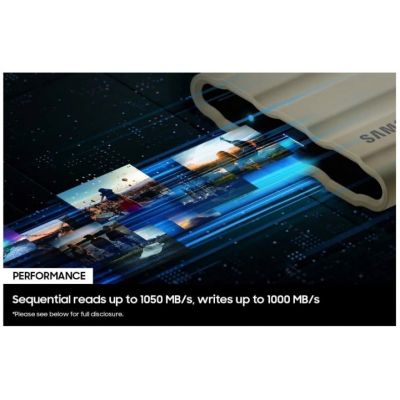 Накопичувач SSD USB 3.2 1TB T7 Shield Samsung (MU-PE1T0K/EU) (MU-PE1T0K/EU) | Зображення 6