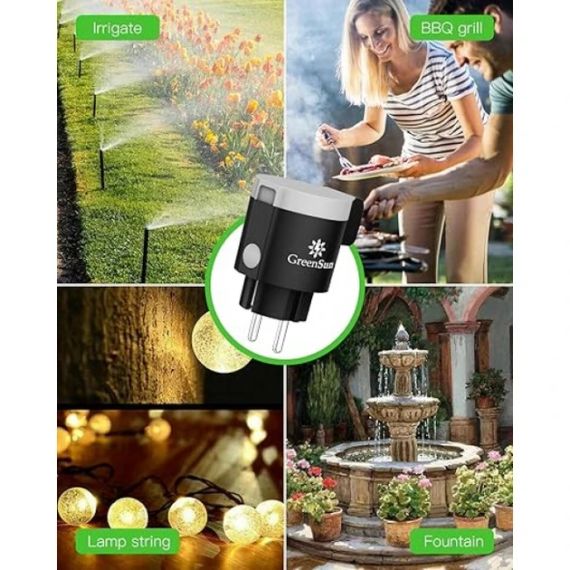 Розумна розетка GreenSun HSCB Black | Зображення 4