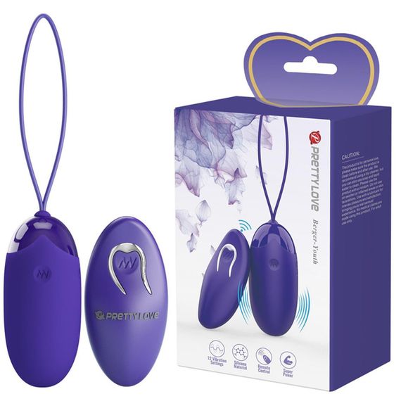 Віброяйце PRETTY LOVE BERGER EGG 12 function vibrations Sex Aura