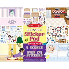 Набор для творчества Melissa&amp;Doug многоразовые наклейки &quot;Мой дом&quot; (MD14197)