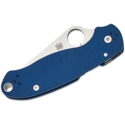 Нож Spyderco Para 3 Satin SPY27 Cobalt Blue G10 (C223GPCBL) | Зображення 2