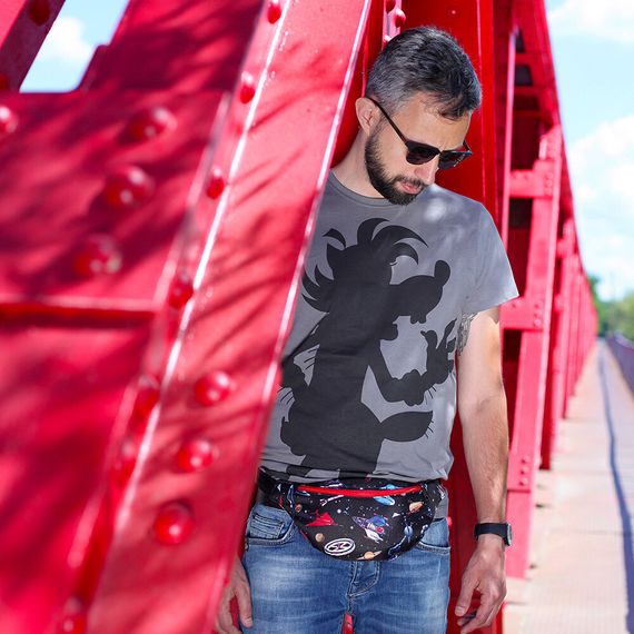 Сумка на пояс бананка Bumbag Space 27x16 см (BB_20J016_KR) | Зображення 1