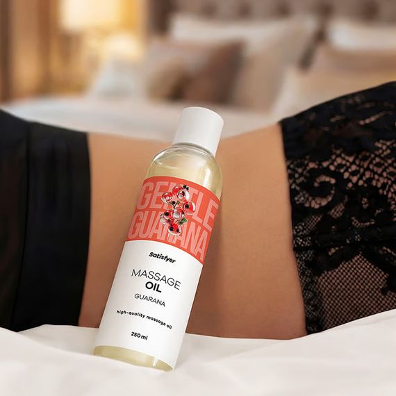 Розпродаж!!! Масажна олія Satisfyer Massage Oil Guarana 250 мл (термін 30.04.2027) | Зображення 6