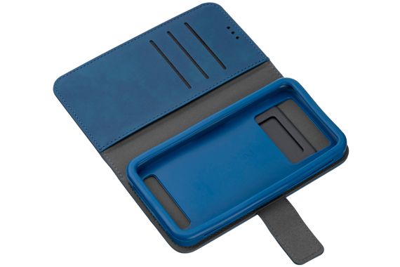 Чехол 2Е  для смартфонов 4.5-5&quot; ( 140*70*10 мм), SILK TOUCH, Denim blue (2E-UNI-4.5-5-HDST-DBL) | Зображення 1